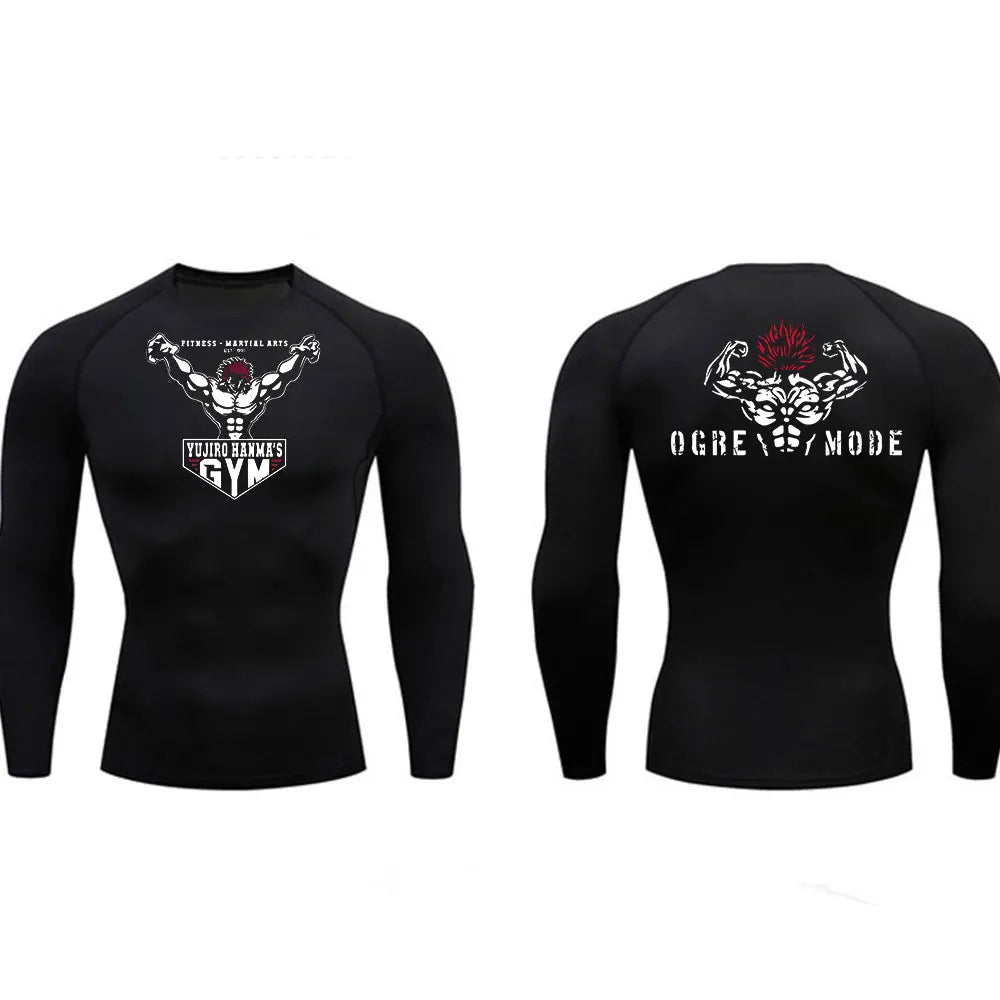 Baki Orge Mode Gym Fit Tshirt black3