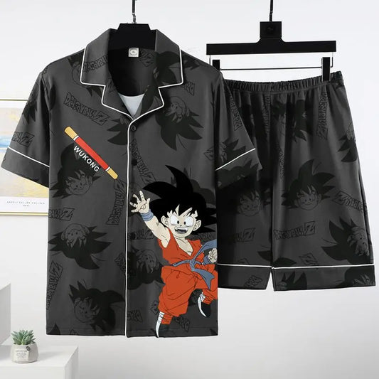 Dragonball Naruto Pajama Set Goku