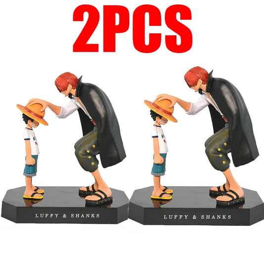 One Piece Shanks Straw Hat Luffy Action Figure