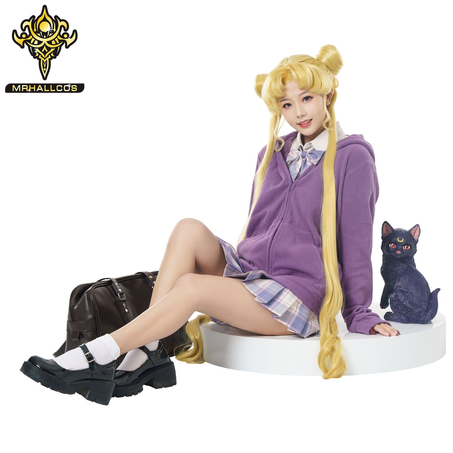 Sailor Moon Black Cat Luna Jacket Hoodie