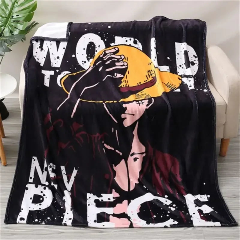 One Piece Luffy Wanted Blanket Style 2