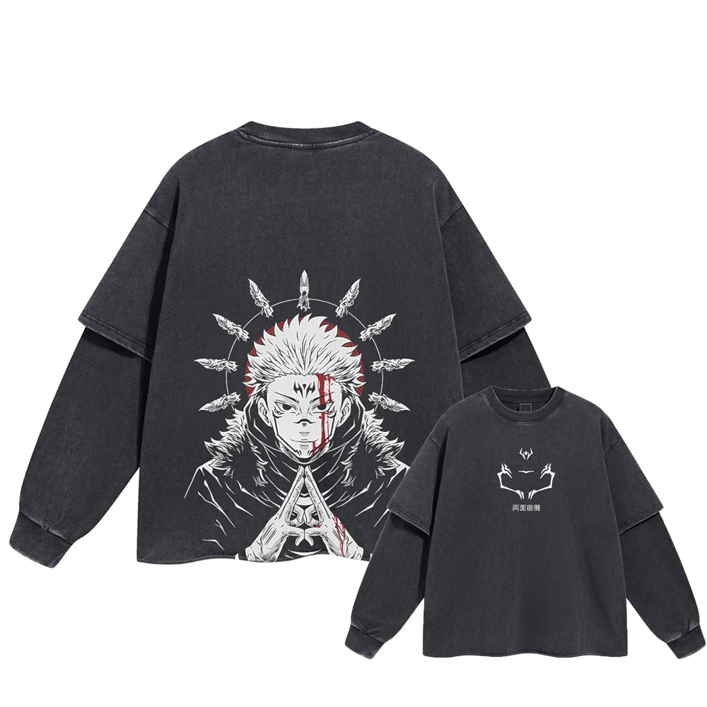 Kurapika Anime Double Layer Sweatshirt Style 2