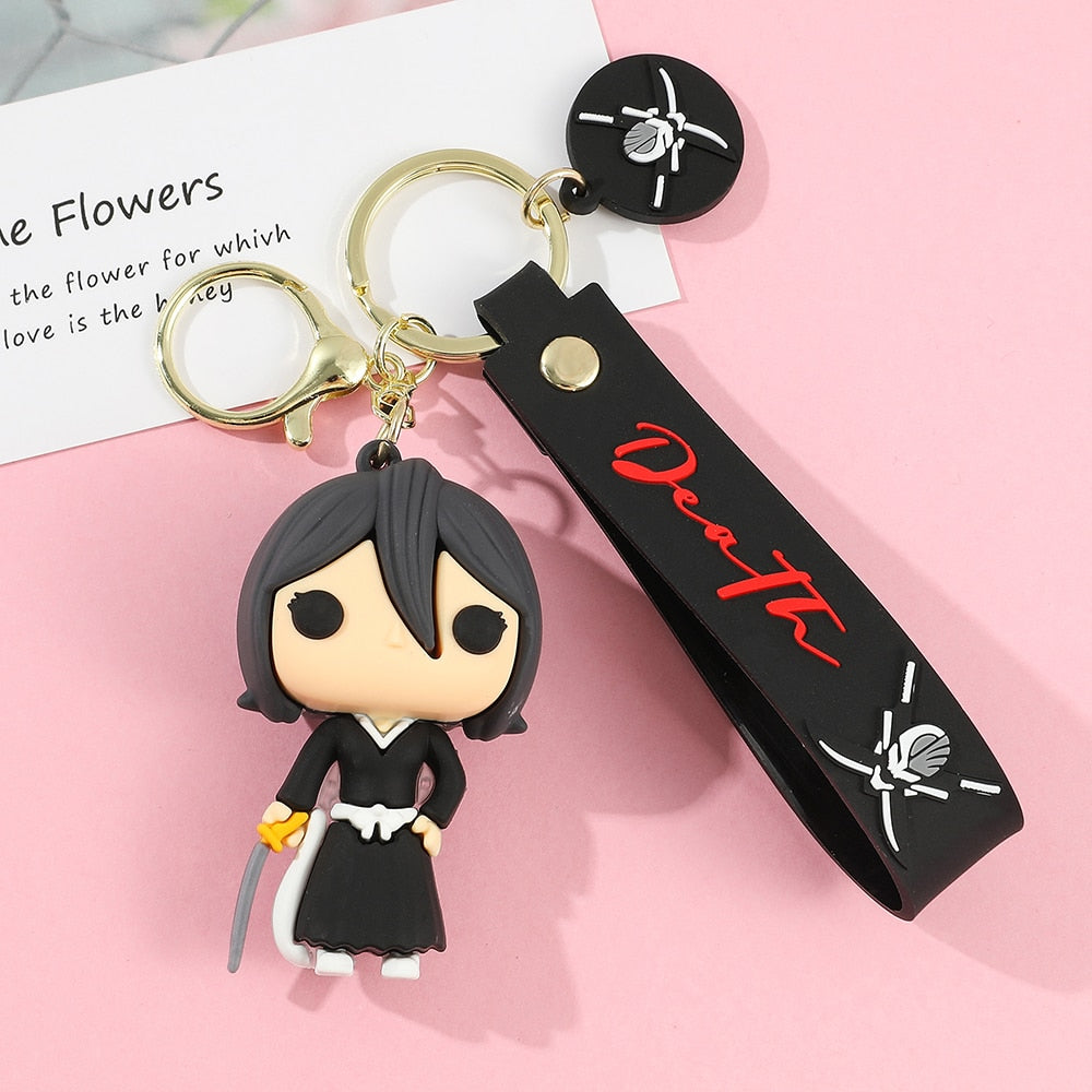 BLEACH Anime Keychain Figure Kuchiki Rukia