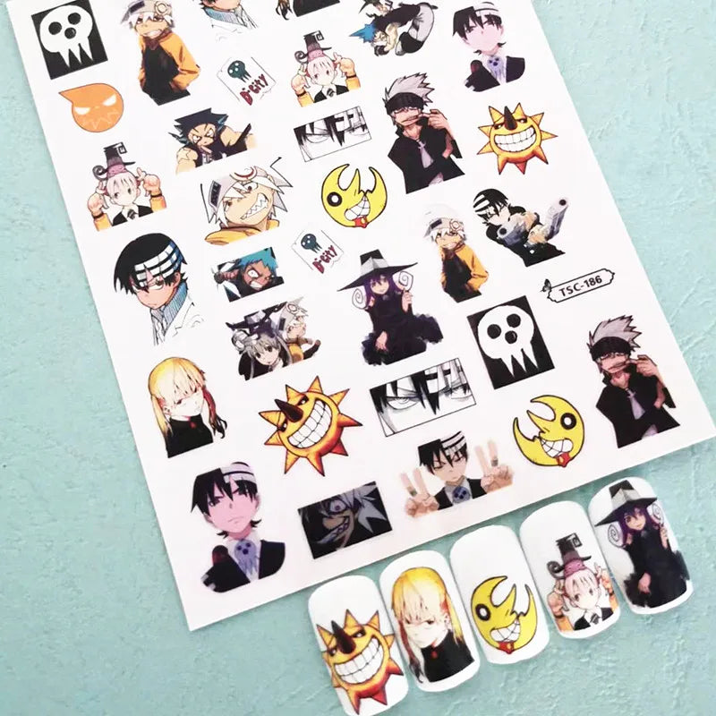 Tokyo Revengers Anime Acrylic Nails Sticker