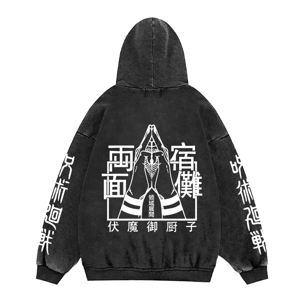 Jujutsu Kaisen Geto Suguru Vintage Hoodie Style 3