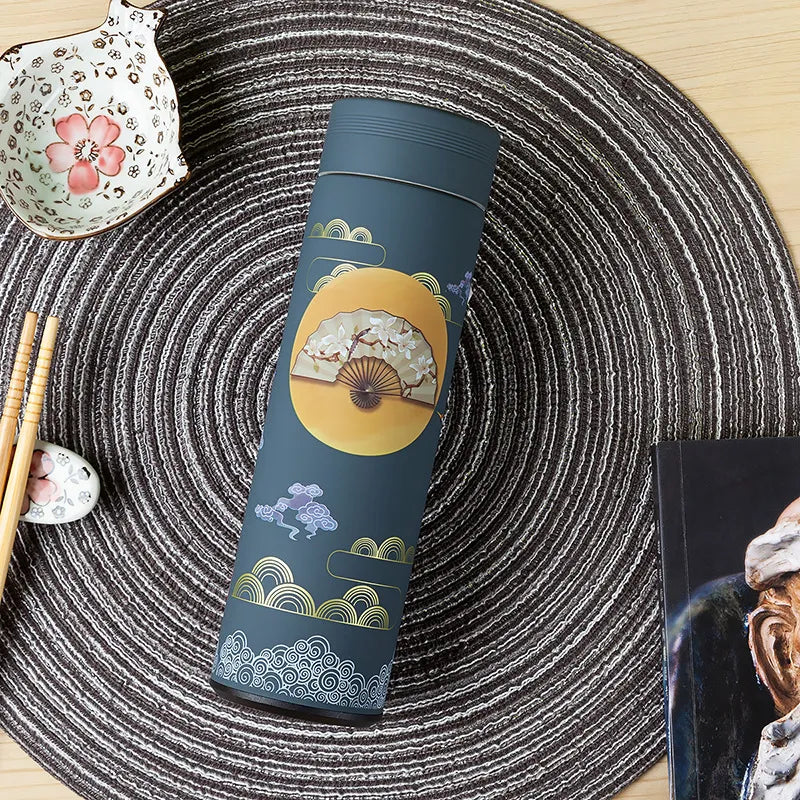 Japanese Style Anime Tumbler Cup BLUE 500ml