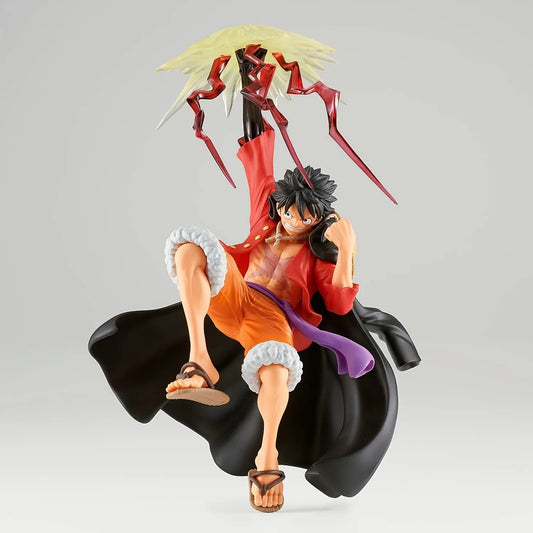 One Piece Luffy Sun God Nika Lightning Action Figure
