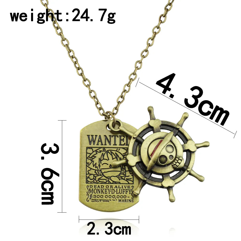 One Piece Wanted Necklace Style 10