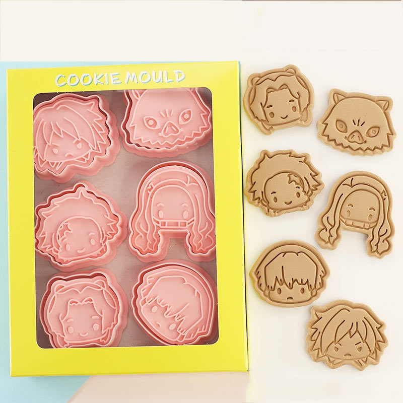 Demon Slayer Anime Cookie Cutter 6Pcs/set