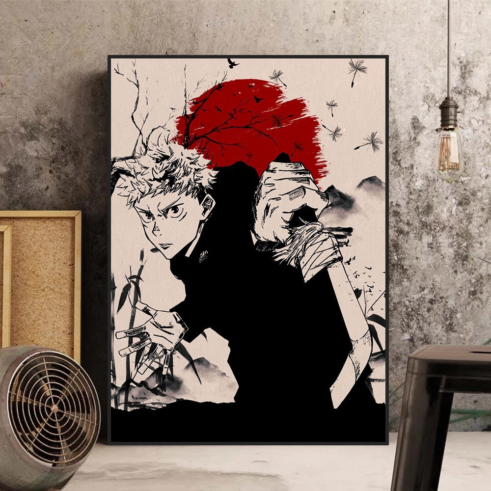 Jujutsu Kaisen Anime Canvas Poster Style 3