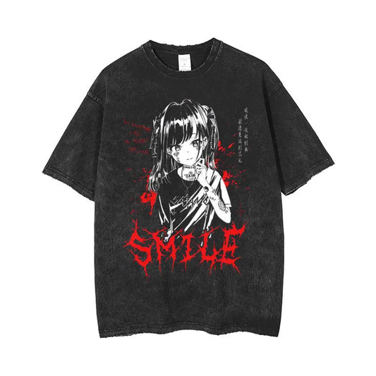 Kanao Chan Anime Vintage Tshirt Black 1