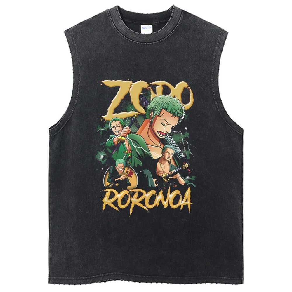 One Piece Luffy Tanktop Style 4
