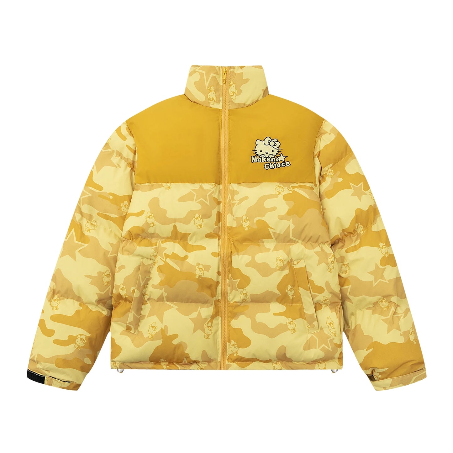 Anime Hello Kitty Puffer Jacket Yellow