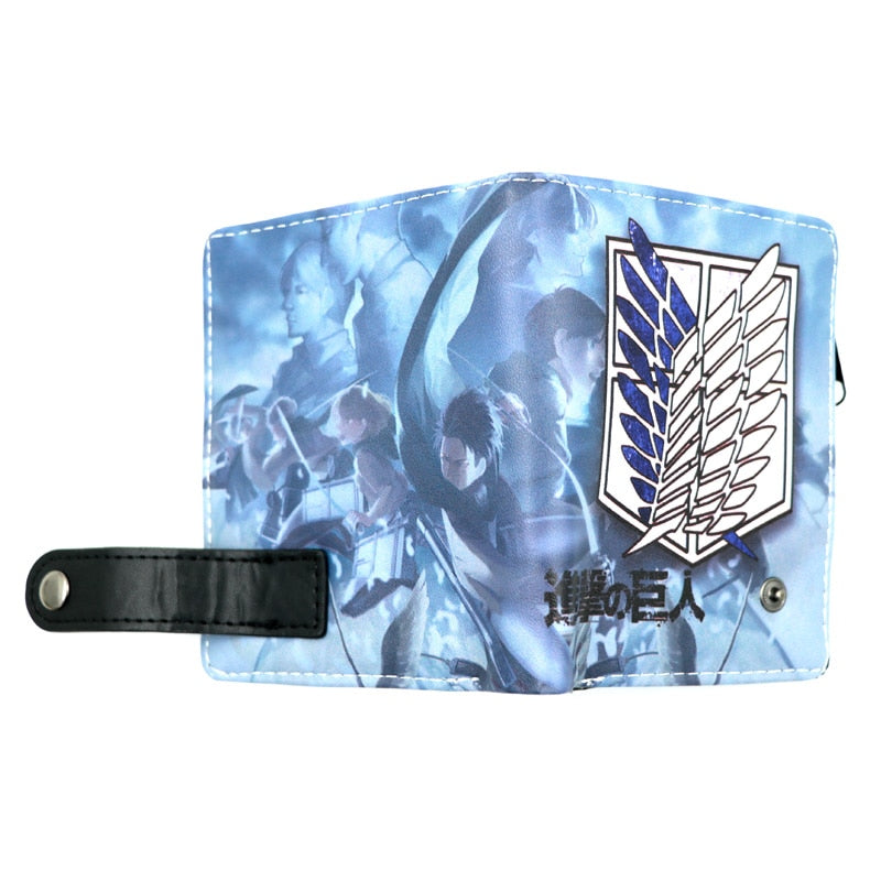 Buy wholesale ATTACK ON TITAN Scout Regiment Logo Bi-Fold Wallet, Male,  Green (MW078560ATT)