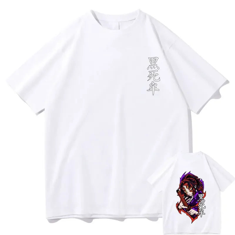 Demon Slayer Kokushibo T-shirt white