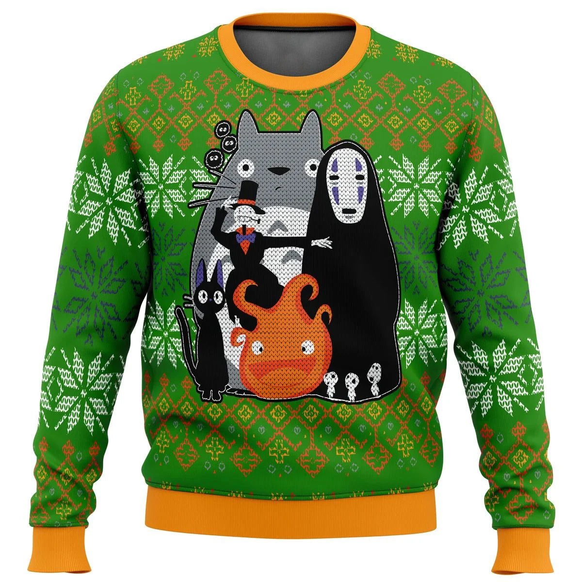 Studio Ghibli Ugly Christmas Sweater Style 9