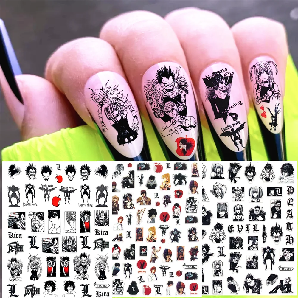 Jojo Bizarre Adventure Anime Acrylic Nails Sticker