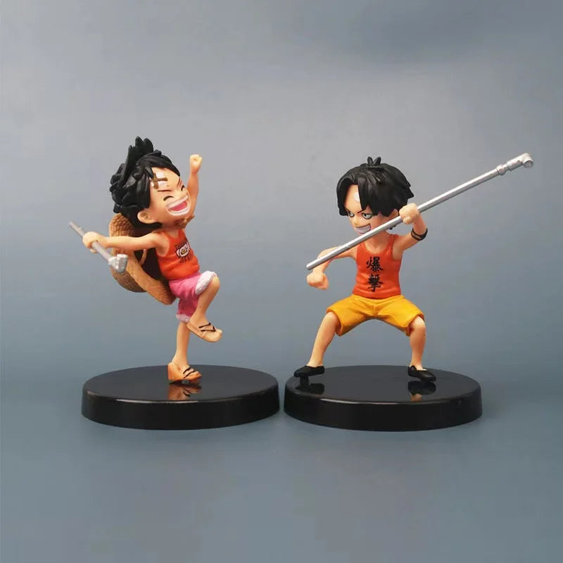 One Piece Luffy Ace Sabo Set Figurine