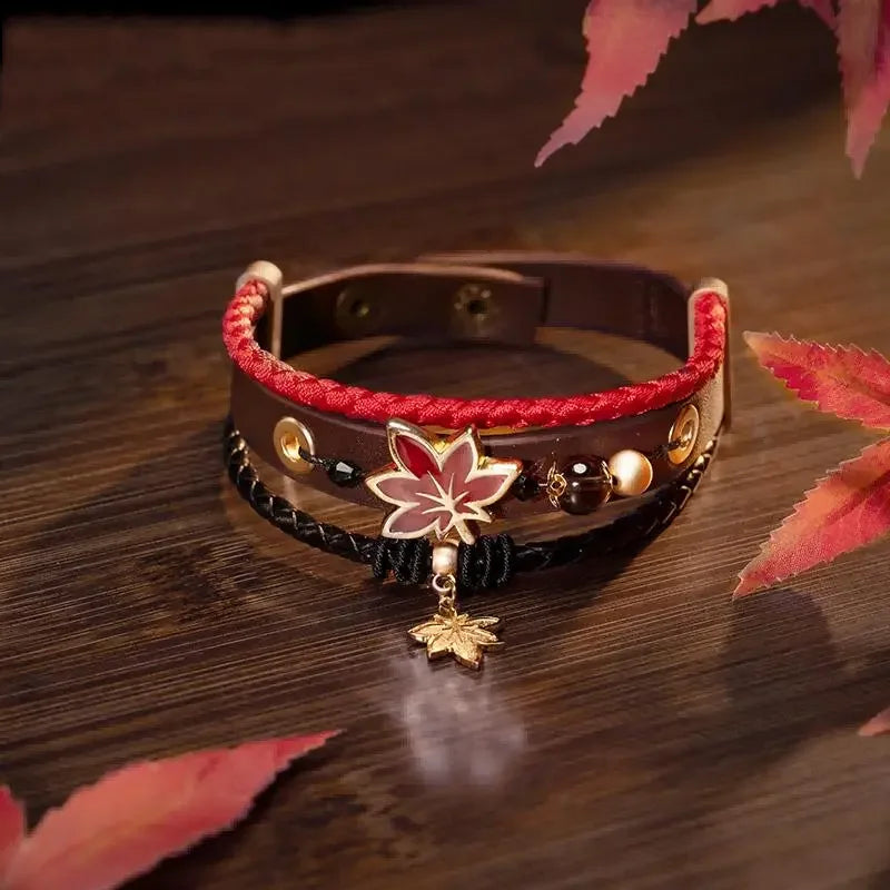 Genshin Impact Leaf Anime Bracelet As Shown