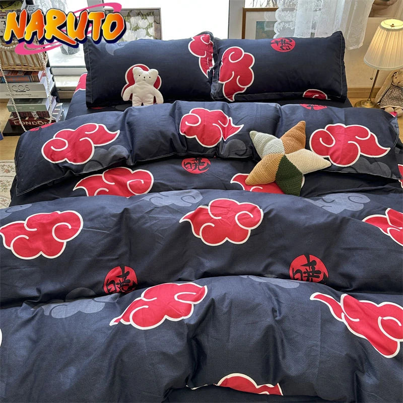 Akatsuki Style Anime Bed Four-Piece Set