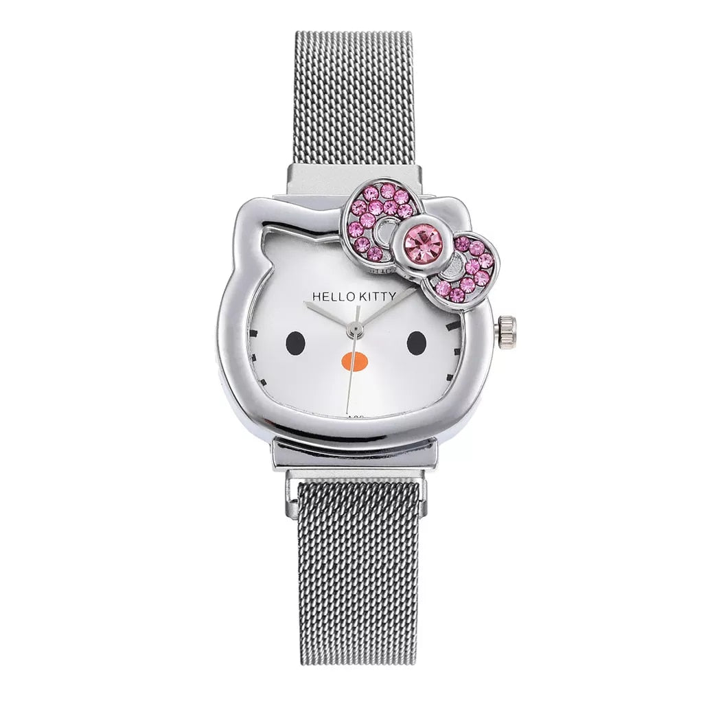 Hello Kitty Cute Watch silver
