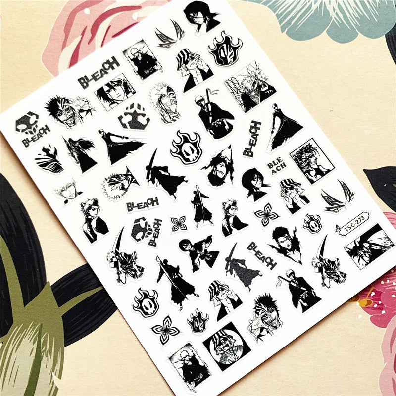 Jojo Bizarre Adventure Anime Acrylic Nails Sticker Style 26