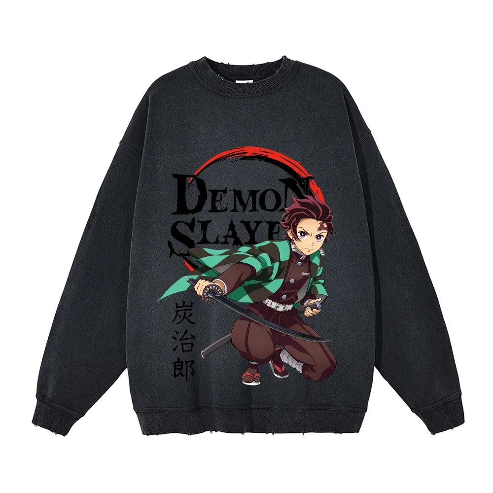 Demon Slayer Sweatshirt Black12