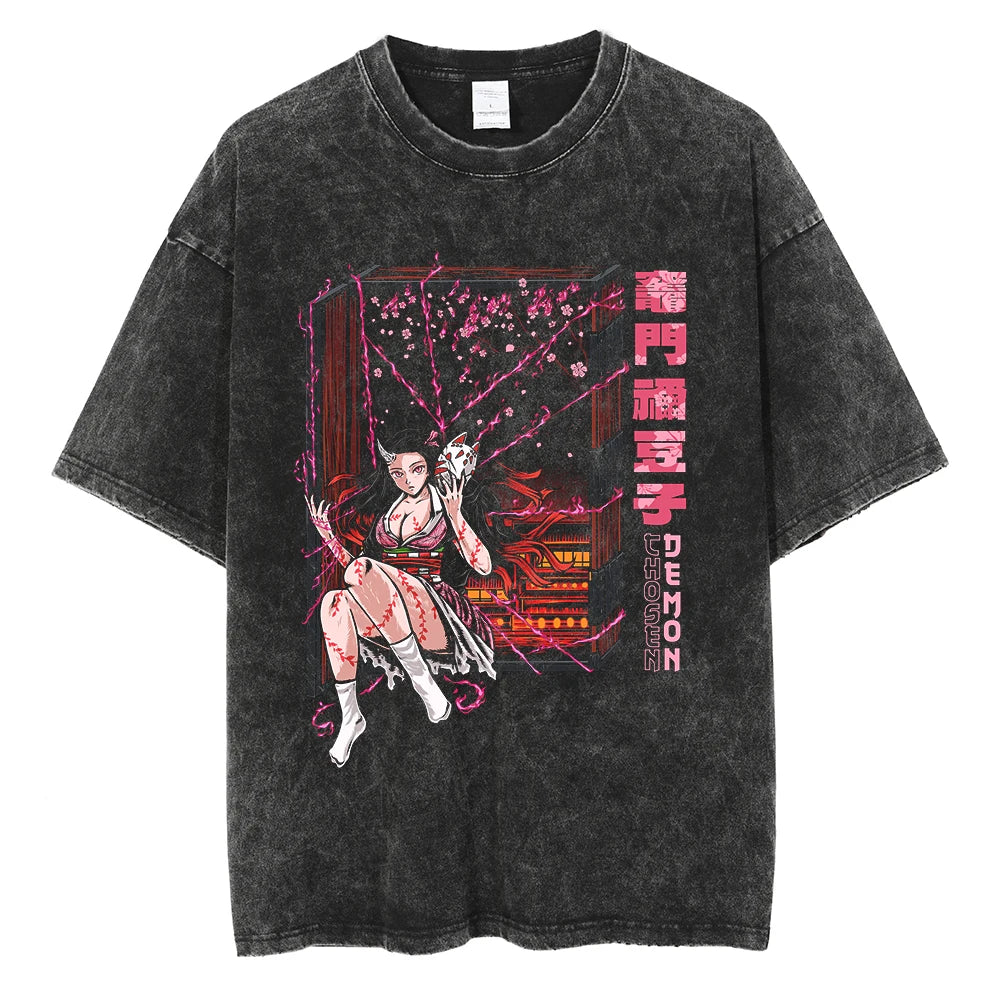 Demon Slayer Zenitsu Hashira Vintage Tshirt Style 3