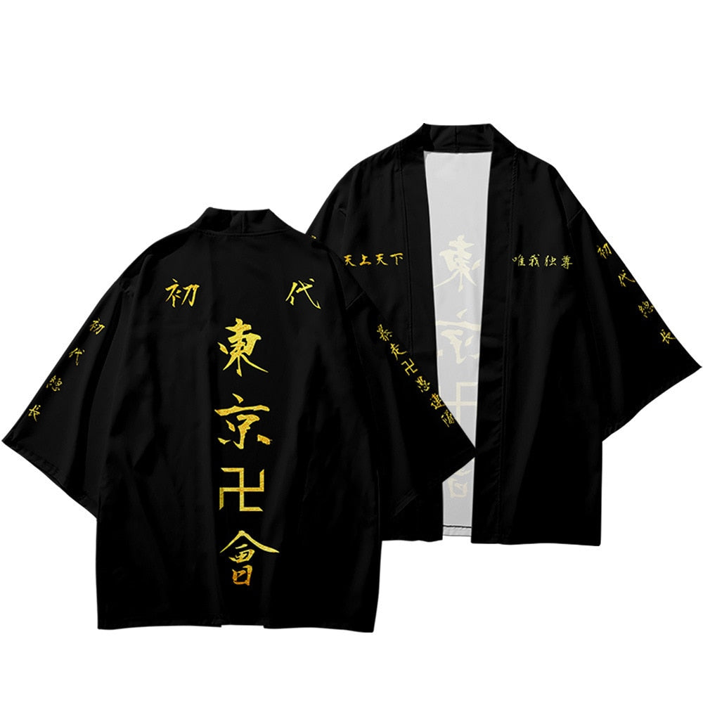 Tokyo Revengers Shirt Robe BLACK 2