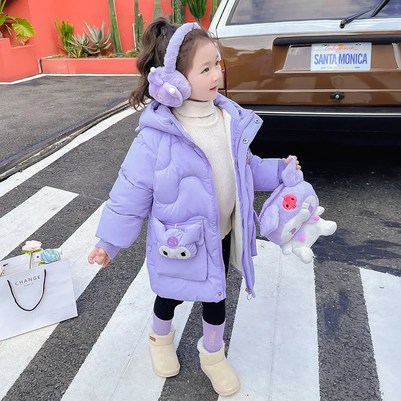 Sanrio Anime Kids Jacket Purple