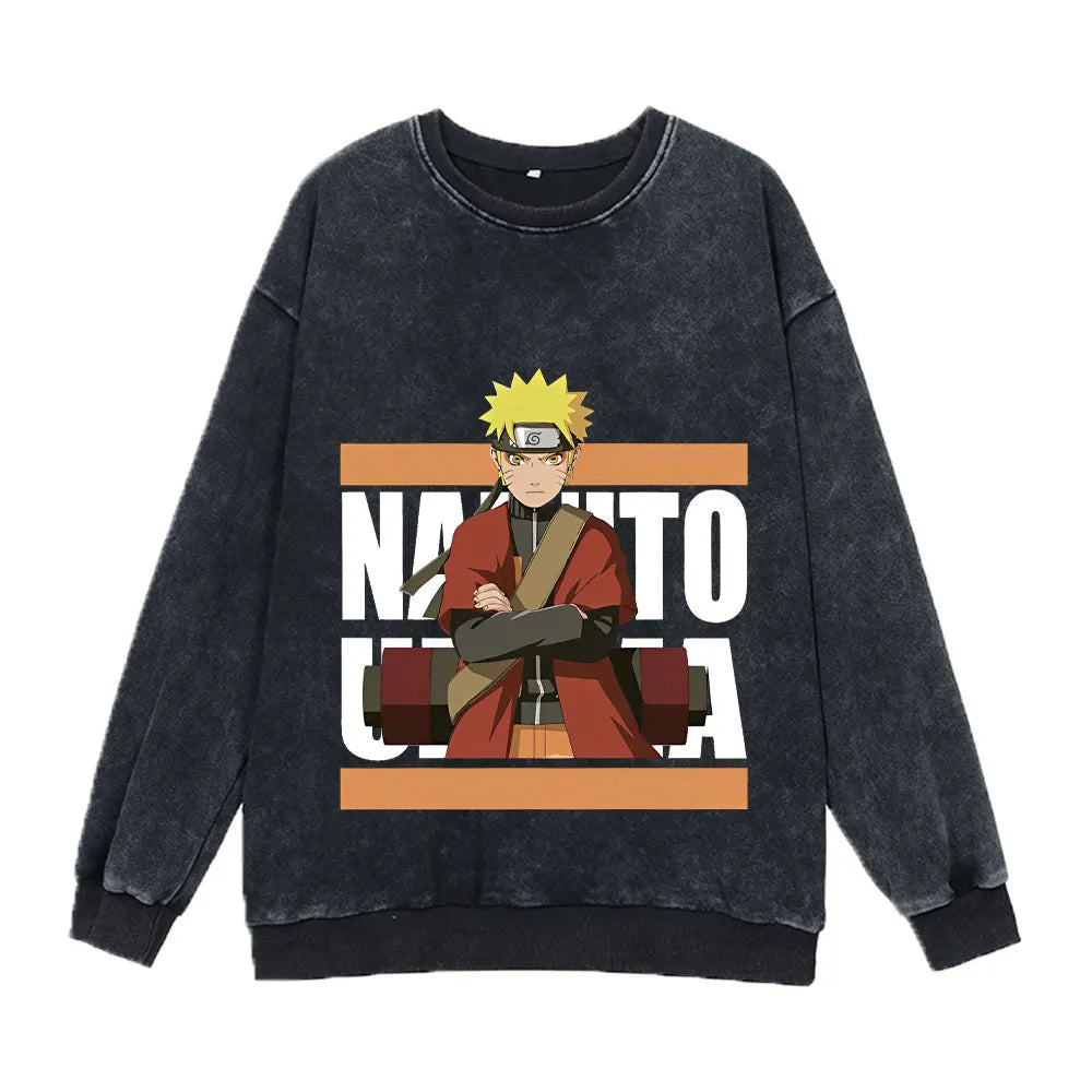 Naruto Full Sweatshirt Black14