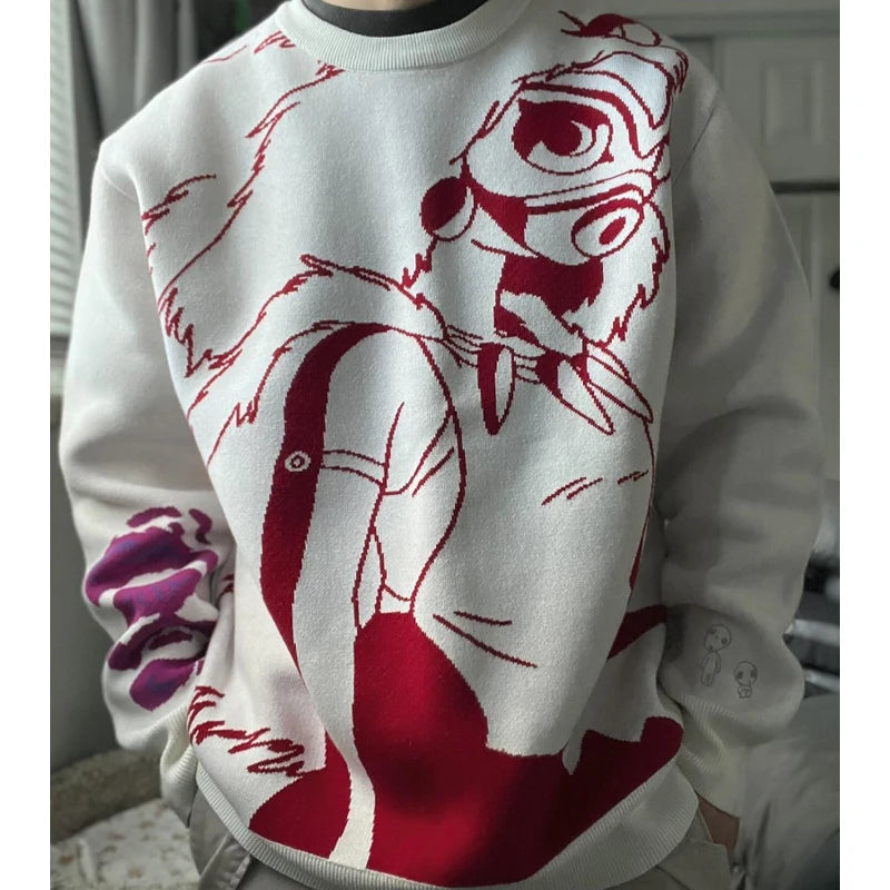 Princess Mononoke Anime Sweater