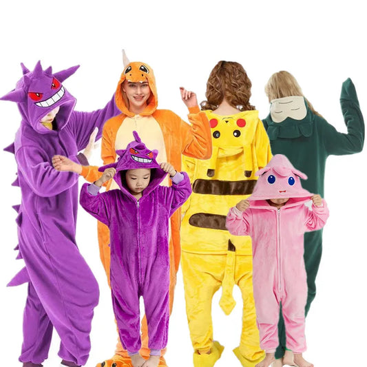 Pokemon Anime Winter Pajama Set Costume