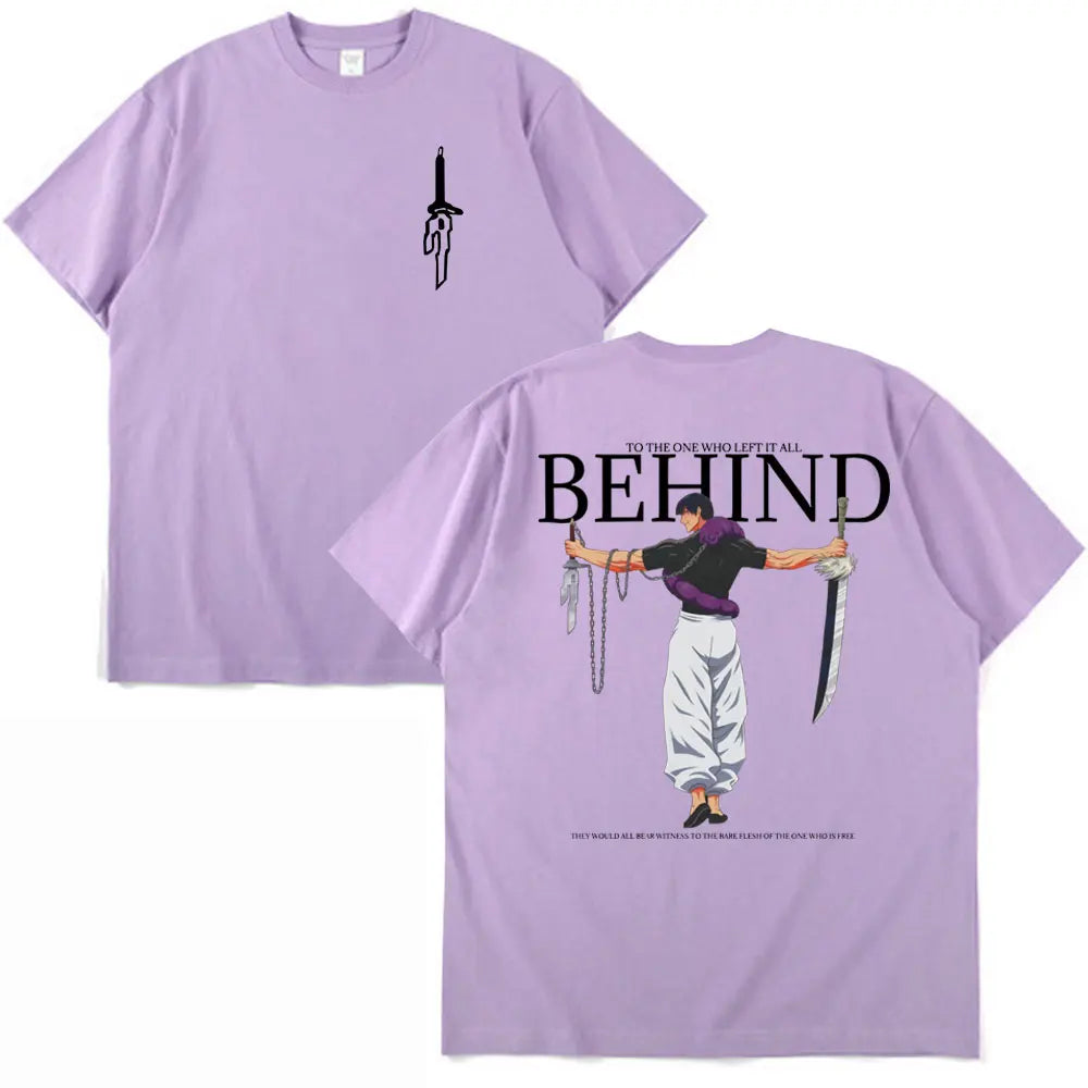 Jujutsu Kaisen Fushiguro Toji T Shirt Light Purple