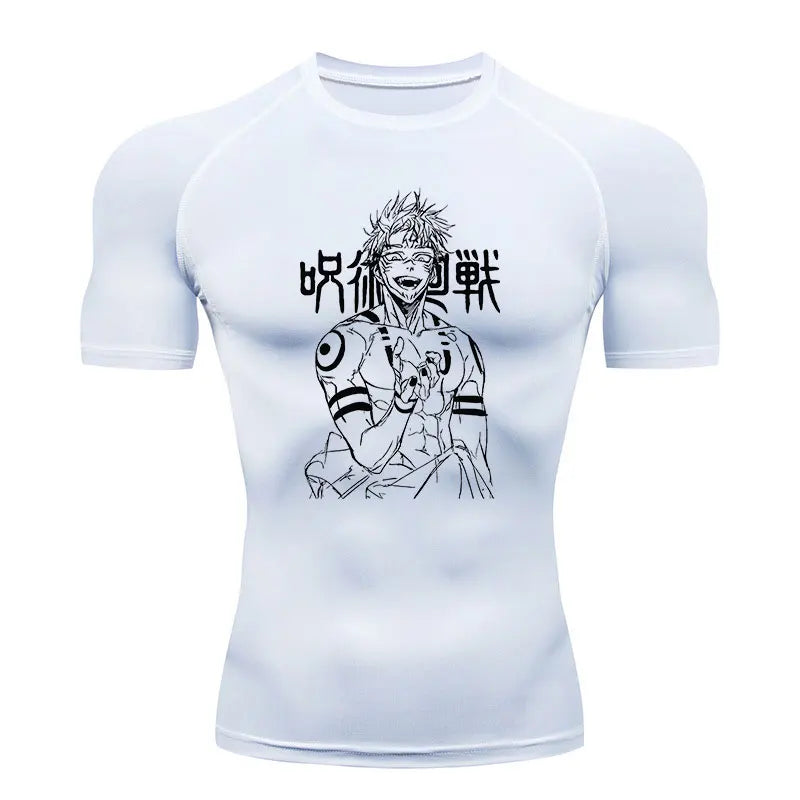 Jujutsu Kaisen Gym Fit T-shirt white9