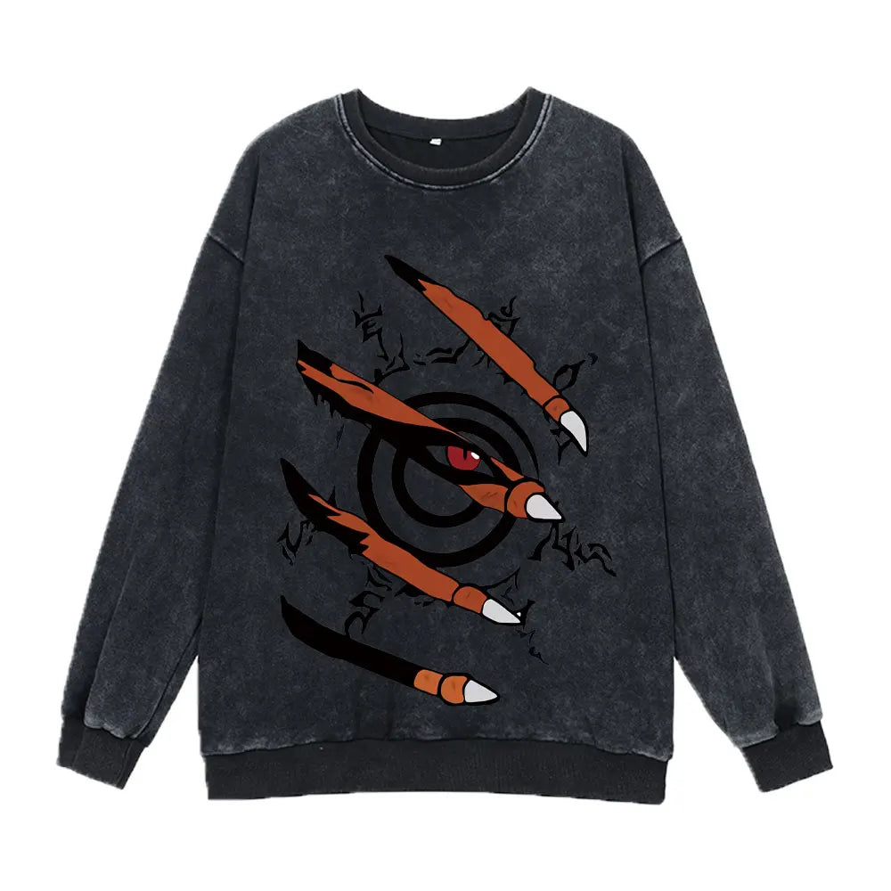Naruto Full Sweatshirt Black2