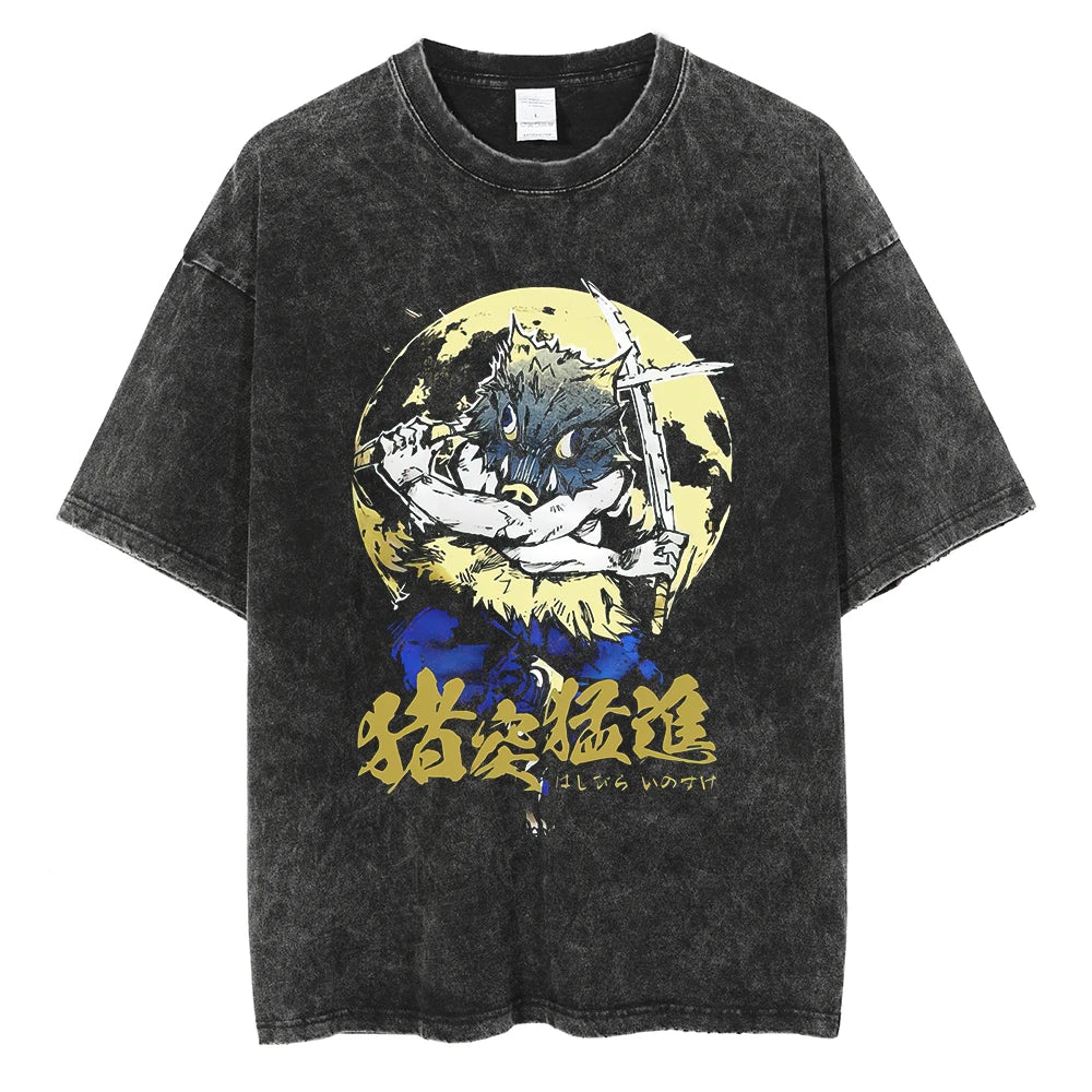 Demon Slayer Zenitsu Hashira Vintage Tshirt Style 15