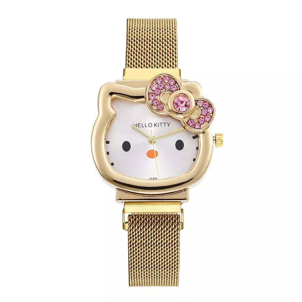 Hello Kitty Cute Watch gold