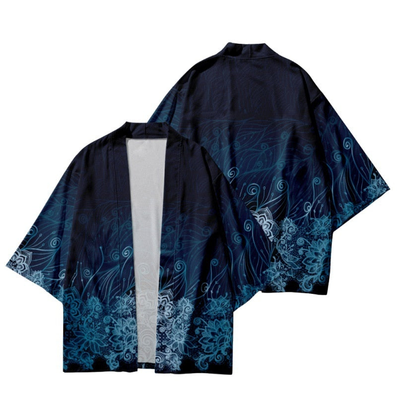 Japanese Wave Anime Kimono Shirt Style 5
