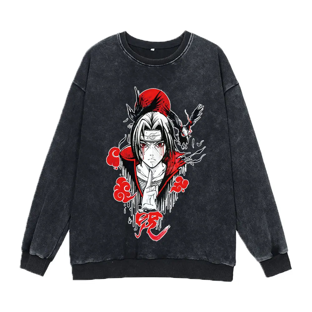 Naruto Full Sweatshirt Black6
