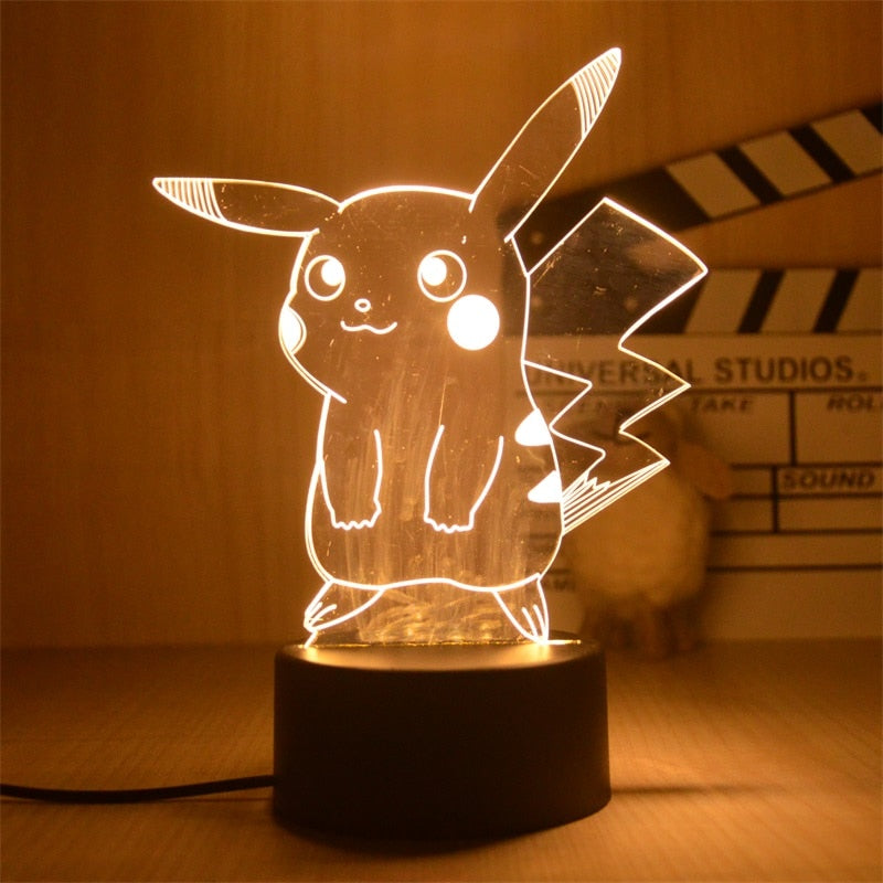 Pokemon Anime 3D LED desk lamp Action Figure 1 12cm