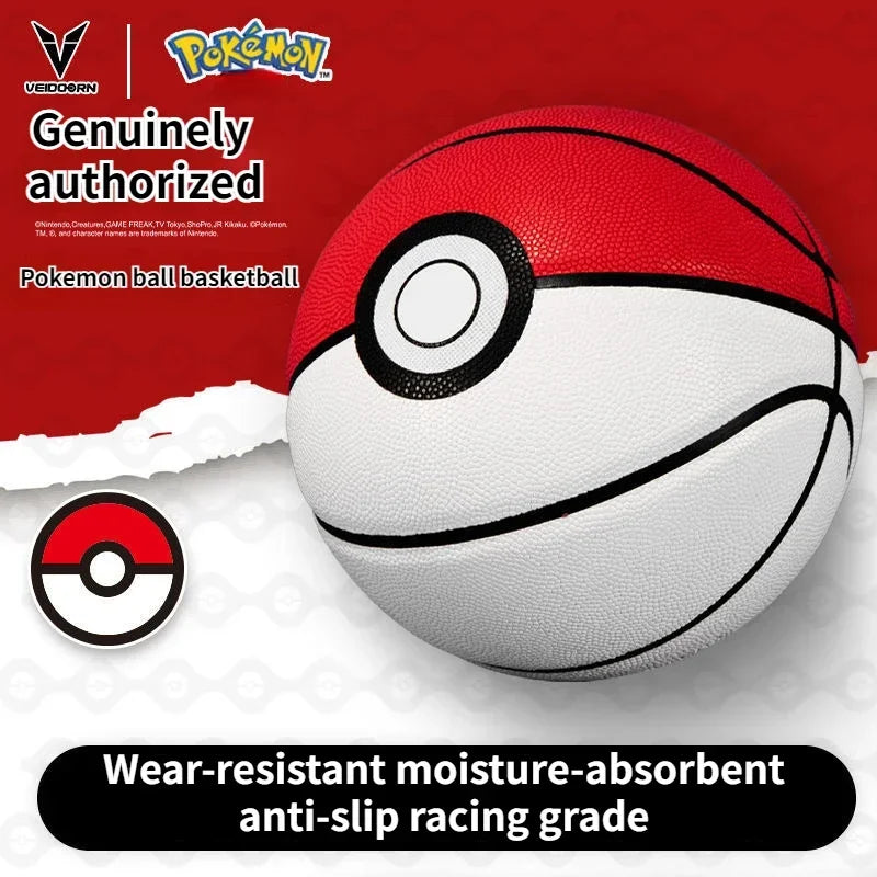 Pokemon Pokeball Style Basketball