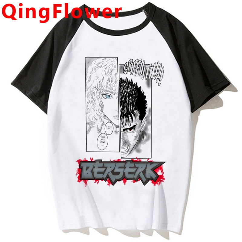 Berserk Gatsu Vintage Anime T Shirt style 10