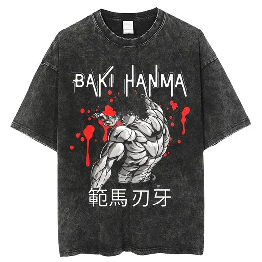 Grappler Baki Hanma Vintage Tshirt Baki