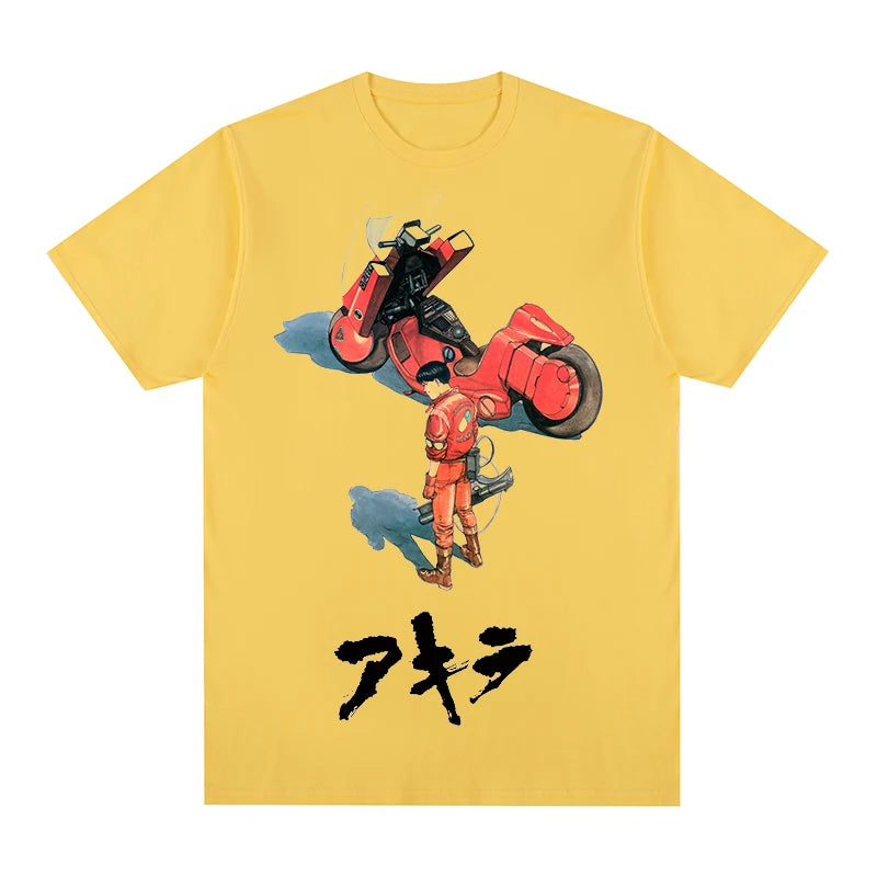 Akira Anime Vintage T-shirt Yellow