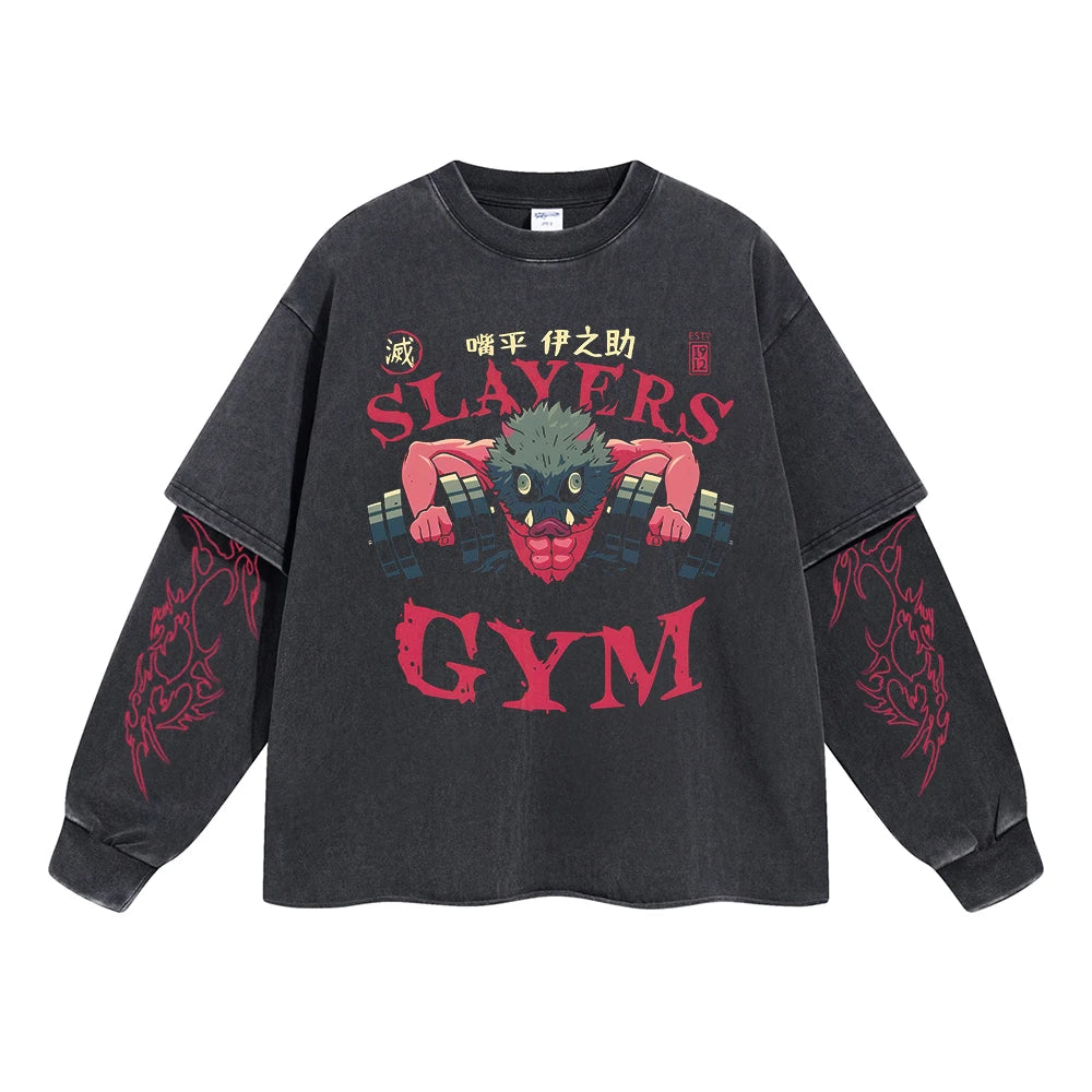 Demon Slayer Anime Double Layer Sweatshirt Style 7