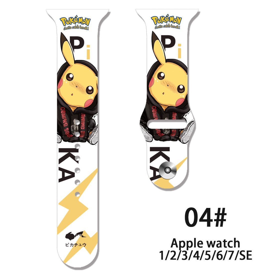 Pokemon Silicone Strap for Apple Watch Band 04