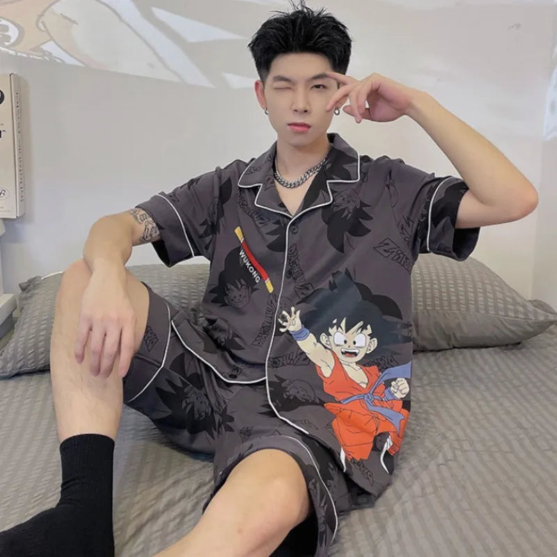 Dragonball Naruto Pajama Set