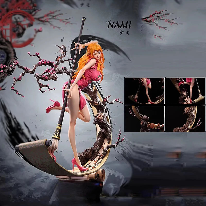 One Piece Nami with Sakura Action Figure