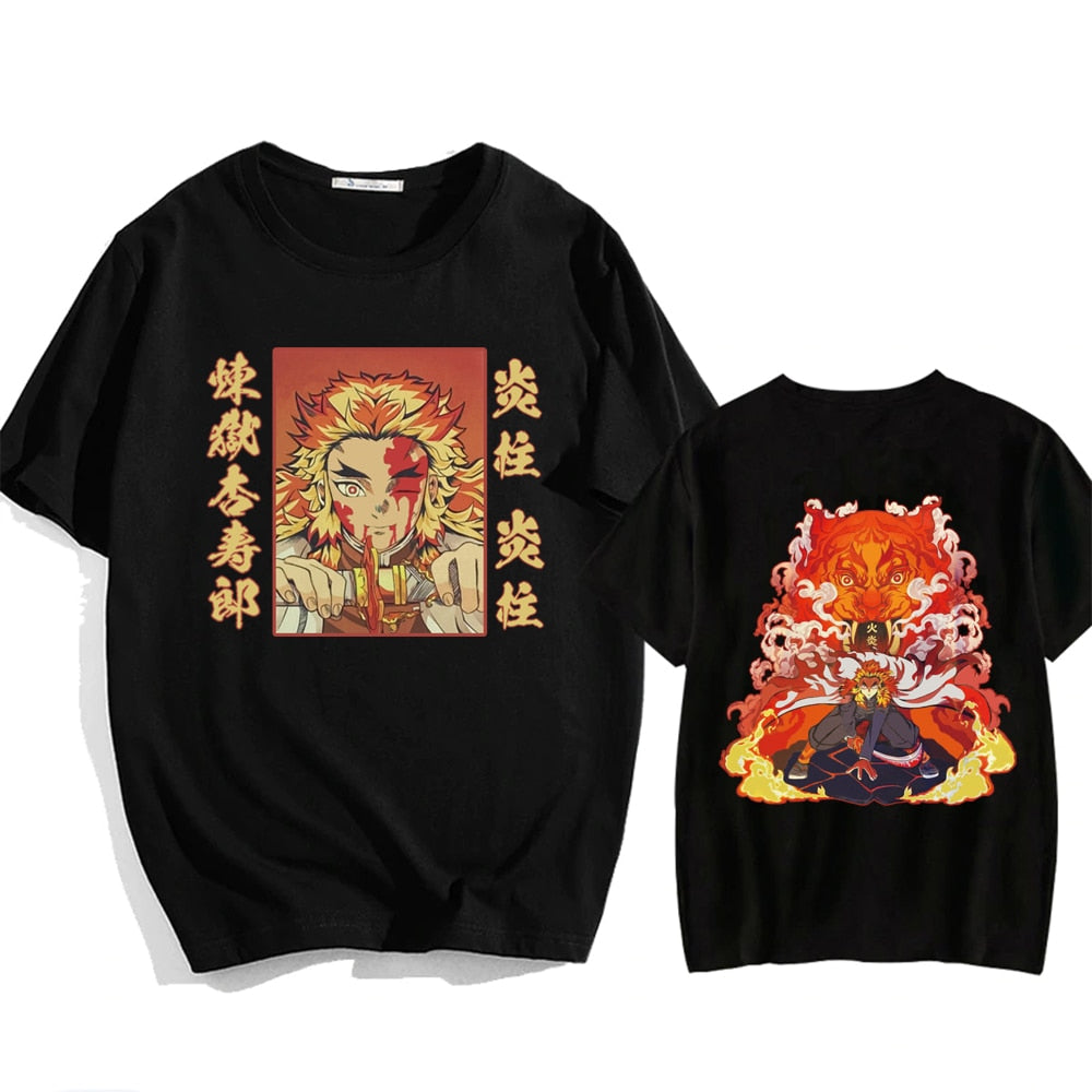 Demon Slayer Muichiro Tokito Anime T-Shirt black4